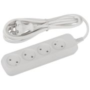 Удлинитель 4х3м без заземл. ПВС 2х0.75 UDL-10-430 Greenline Эра Б0065050