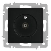 Розетка телевизионная одиночная TV СП Accent 6-301-05 IP20 антрацит Intro