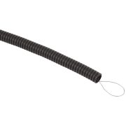 Труба гофрированная d16мм с протяжкой безгалоген. трудногорючая (FRHF) черн. (уп.100м) Эра Б0068906