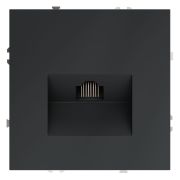 Розетка компьютерная встраиваемая VOLTUM S70 RJ45 кат.6, (графит)