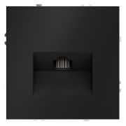 Розетка компьютерная встраиваемая VOLTUM S70 RJ45 кат.6, (черный матовый)