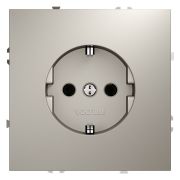 Розетка встраиваемая VOLTUM S70 с заземлением 16А, (кашемир)