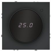 Терморегулятор электронный VOLTUM S70 с индикацией и датчиком, для теплого пола, (графит)