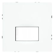 Датчик движения встраиваемый VOLTUM S70, (белый матовый)