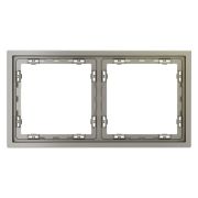 Рамка пластиковая VOLTUM S70 на 2 поста, (шелк)