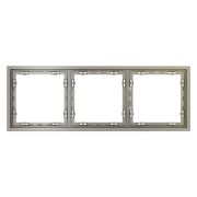 Рамка пластиковая VOLTUM S70 на 3 поста, (шелк)