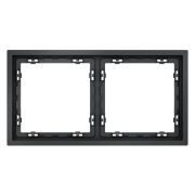 Рамка пластиковая VOLTUM S70 на 2 поста, (графит)