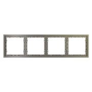 Рамка пластиковая VOLTUM S70 на 4 поста, (шелк)