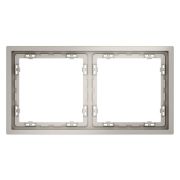 Рамка пластиковая VOLTUM S70 на 2 поста, (кашемир)