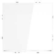 Проходной переключатель встраиваемый VOLTUM S70 одноклавишный с подсветкой 10А, (белый глянцевый)