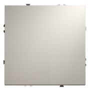 Выключатель с самовозвратом встраиваемый VOLTUM S70 одноклавишный 10А, (кашемир)