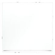 Проходной переключатель встраиваемый VOLTUM S70 одноклавишный с подсветкой 10А, (белый матовый)