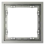 Рамка пластиковая VOLTUM S70 на 1 пост, (сталь)