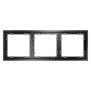 Рамка пластиковая VOLTUM S70 на 3 поста, (титан)