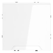 Розетка встраиваемая VOLTUM S70 с заземлением, защитными шторками и крышкой 16А, (белый глянцевый)