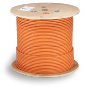 Кабель витая пара U/FTP кат.6A 4х2х23AWG solid LSZH нг(А)-HF STP-4P-Cat.6a-SOLID-IN-LSZH оранж. (уп.305м) Cabeus 7197c