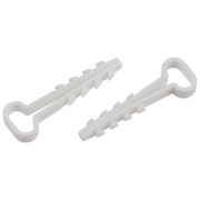 Дюбель-хомут 5-10мм для плоского кабеля NO-224-563 бел. (уп.10шт) Эра Б0066250