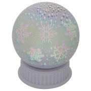 Светильник Шар ENGDS-15 с внутренней проекцией «Снежинки» 3хAAA IP20 Эра Б0051951