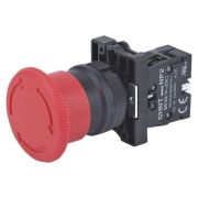 Кнопка управления «Грибок» NP2-ES542 d40мм 1НЗ IP40 с фиксацией без подсветки красн. (R) CHINT 574120