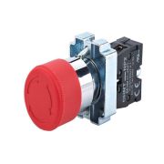 Кнопка управления «Грибок» NP2-BS542 d40мм 1НЗ IP40 с фиксацией без подсветки красн. (R) CHINT 573894