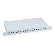 Кросс бокс оптический FO-19-16ST 19дюйм на 16 ST(FC) со сплайс-кассетой и КДЗС Cabeus 7036с