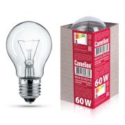 Лампа электрич. накаливания 60/A/CL/E27/G с прозр. колбой ЛОН ГОФРА Б230-60-6 Camelion 15042