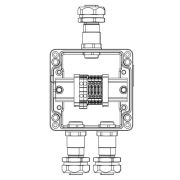 Коробка клеммная взрывозащ. TBE-A-12-(2xCBC.2-2xCBC.2(i)-2xTEO.2)-2xKAEPM2MHK-20(A)-1xKAEPM2MHK-20(C)1Ex e IIC Т5Gb / Ex tb IIIC T95град.C Db IP66 алюм. DKC 1201.121.22.11C