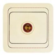 Розетка TV оконечная Mimoza крем. Makel 25027