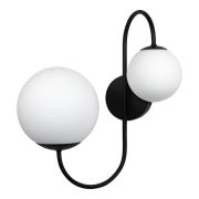 Светильник «Тефия» 521 (Плафон 8728; 8730) НББ 01-2х40-101 (ИМ) настенный черн. Элетех 1005405127