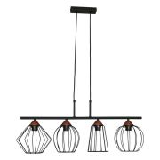 Светильник «Конти» 241 НСБ 01-4х60-109 Е27 (ИМ) подвесной медь черн. муар Элетех 1005405026