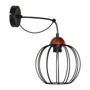 Светильник «Конти» 511 (Плафон Шар) НББ 01-60-165 Е27 (ИМ) настенный медь черн. муар Элетех 1005405032