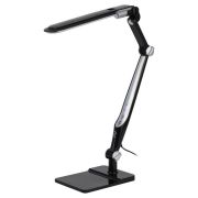 Светильник светодиодный NLED-497-12W-BK настол. на струбцине и с основанием черн. Эра Б0052771