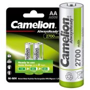 Аккумулятор Always Ready AA-2700mAh Ni-Mh BL-2 NH-AA2700BP2 1.2В Camelion 15036