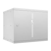 Шкаф телекоммуникационный настенный разборный LIGHT WSC-05D-9U55/45m 19дюйм 9U дверь метал. сер. Cabeus 10177c