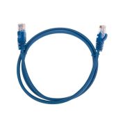 Патч-корд U/UTP CAT 5e RJ45-RJ45 26AWG LSZH син. 1м Rexant 02-0104-1