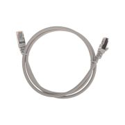 Патч-корд F/UTP кат.5e RJ45-RJ45 26AWG LSZH 1м сер. Rexant 02-0110-1