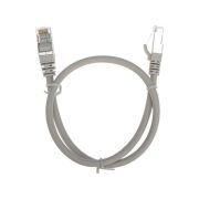 Патч-корд F/UTP кат.6 RJ45-RJ45 26AWG LSZH 0.5м сер. Rexant 02-0210-05