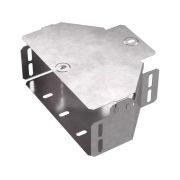 Переходник для лотка симметричный 200х100х80 с крышкой Стандарт Промрукав PR16.0473