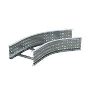 Угол лестничный 45град. 150х400 R600 гор. цинк DKC ULC654R600HDZ