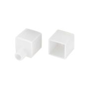 Заглушка WPH-FLEX-1414-TOP WHITE с отверстием пластик Arlight 040862