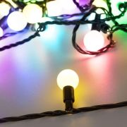 Гирлянда светодиодная ARD-BALL-CLASSIC-D23-10000-BLACK-80LED RGB (230В 3.5Вт) (IP65) Ardecoled 025619