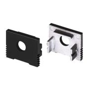 Заглушка SL-SLIM-H13M BLACK с отверстием пластик Arlight 032998