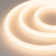 Лента светодиодная MOONLIGHT-TOP-M560-D13mm 24V Warm 3000К 360deg 8.6Вт/м IP65 wire x1 прямой вывод кабеля герметичная (уп.5м) Arlight 039551