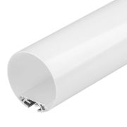 Профиль SL-ROUND-D60-2500 ANOD+OPAL L2500 с экраном алюм. Arlight 020474