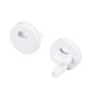 Заглушка ARH-ROUND-D8 с отверстием пластик Arlight 037401