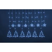 Гирлянда светодиодная «Бахрома» «Звезды и елочки» 95 125 NGF-D033-03 2.5х1м Blue IP20 Navigator 95125
