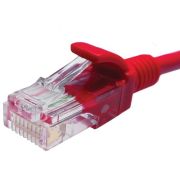 Патч-корд UTP 5e 4х2 26AWG (7х0.16мм) Cu LSZH 3м красн. SUPRLAN 10-0154