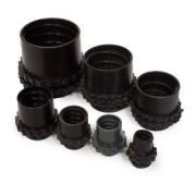 Муфта вводная МВП-20 d20мм 3/4дюйм для металлорукава пластик. черн. Промрукав PR08.3010