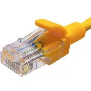 Патч-корд UTP 5e 4х2 26AWG (7х0.16мм) Cu LSZH 3м желт. SUPRLAN 10-0164