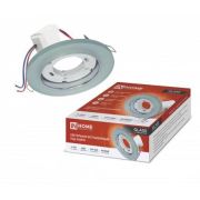 Светильник GX53R-glass RMT-L КРУГ встраив. с подсветкой 4К под лампу GX53 матов. IN HOME 4690612044279